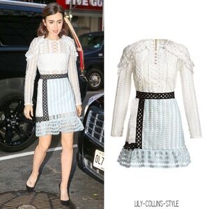 Self-Portrait Lacr Crochet Dress NWT